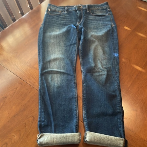 EUC EXPRESS Cropped Skinny Stretch Denim Jeans - size 10R - Picture 4 of 17